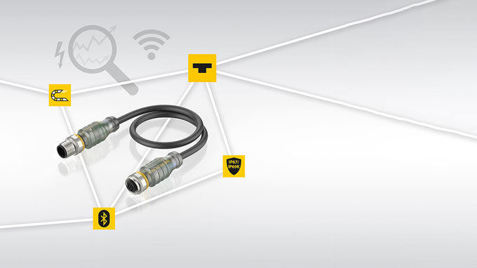 Bluetooth-Steckverbinder überwachen Leitungs- und Kontaktzustand